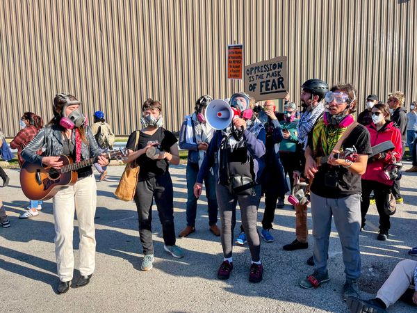 Fighting for Our Stolen Neighbors: ICE, Tear Gas and a Guitar Blown Open