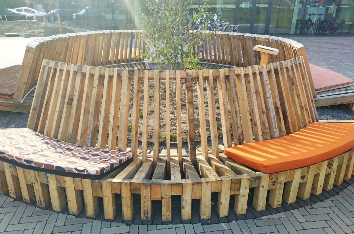 'Finishing touch' voor zitbank Biehal
