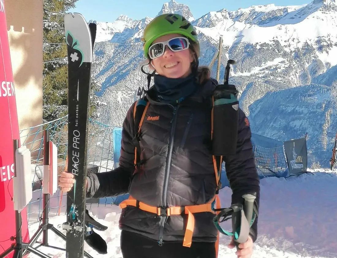 Katrien Aerts brons op BK 'Skimo'
