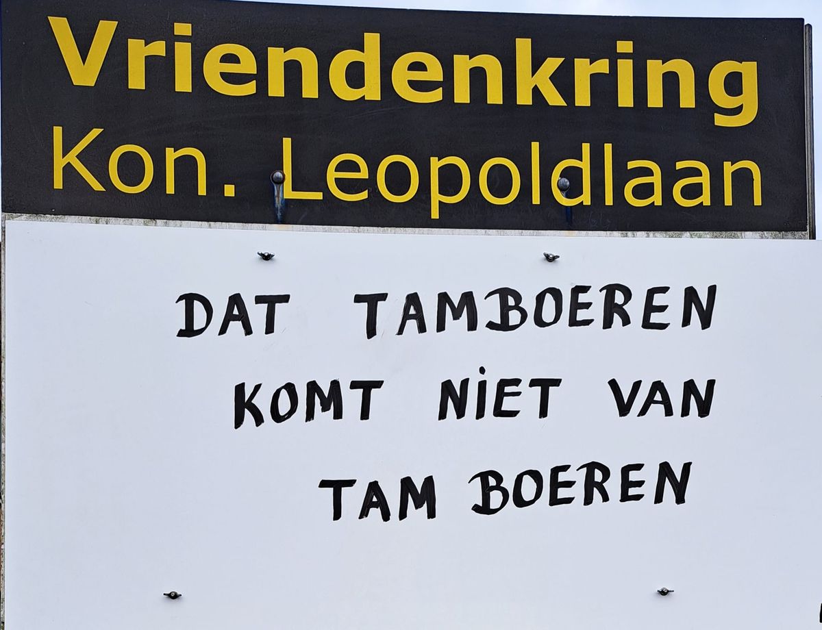 Boerenprotest tot in Leopoldlaan