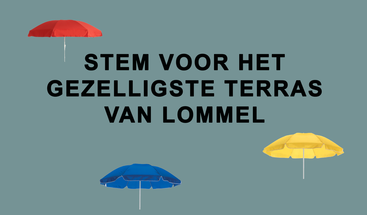 Stemming voor 'Het Gezelligste Terras van Lommel' is afgelopen!