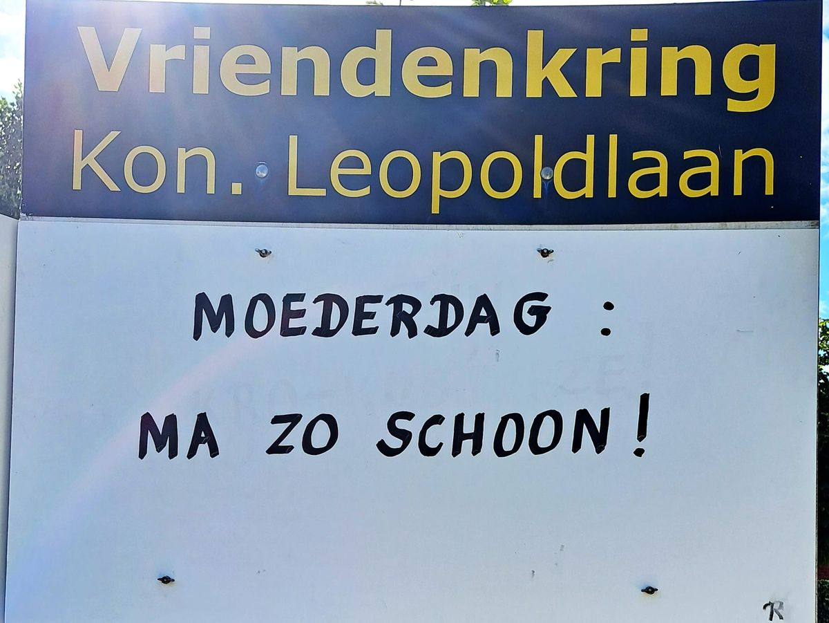 Donderdag is het moederdag