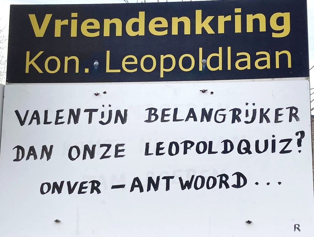 Leopoldquiz uitverkocht