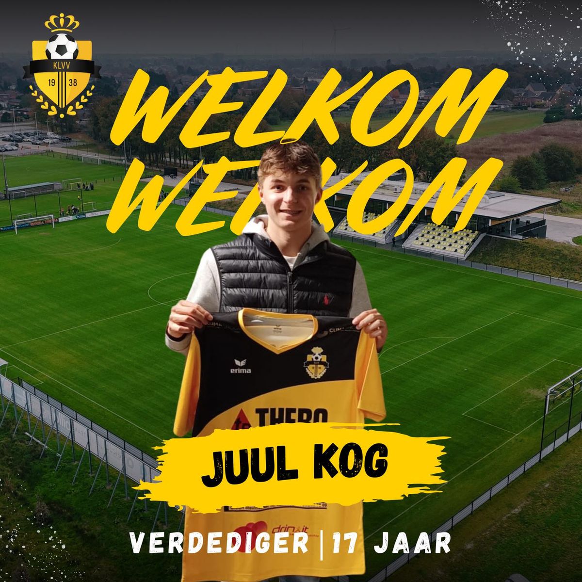 Jonge verdediger Juul Kog naar Lutlommel VV