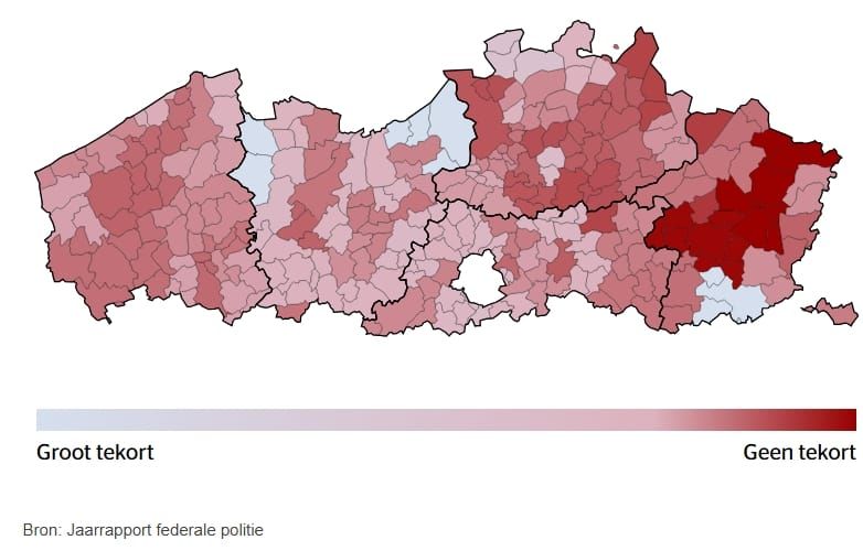 Meer dan voldoende politieagenten in onze stad