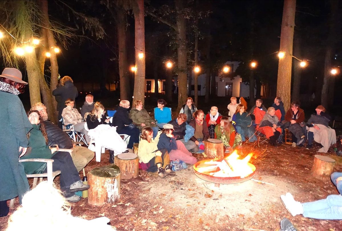 Genieten rond het kampvuur, acht avonden lang