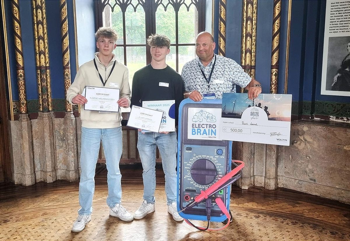Provil-leerling wint Vlaamse wedstrijd Electro Brain+