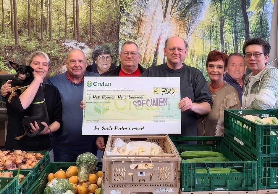 Mooie cheque voor 'Het Gouden Hart Lommel'