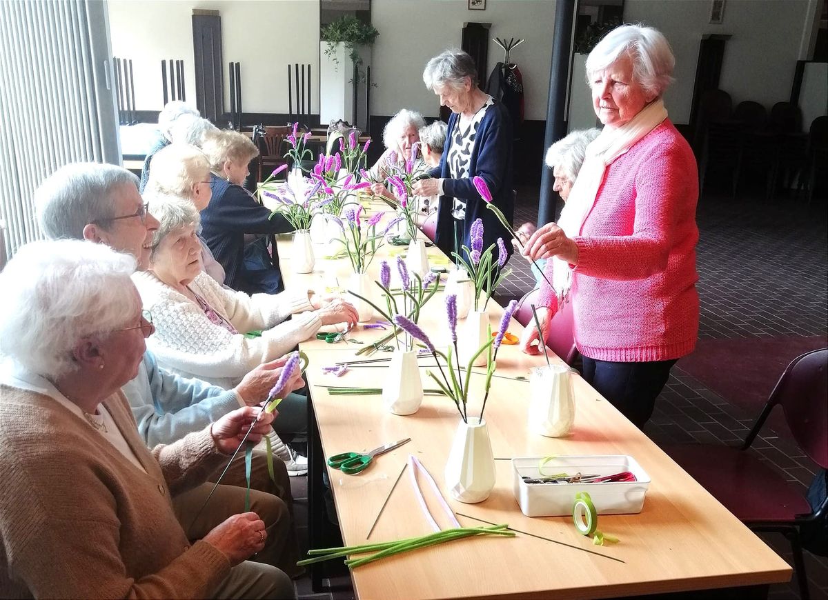 Lavendel knutselen bij Samana