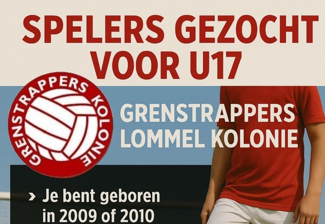 U17 spelers gezocht bij GT Kolonie