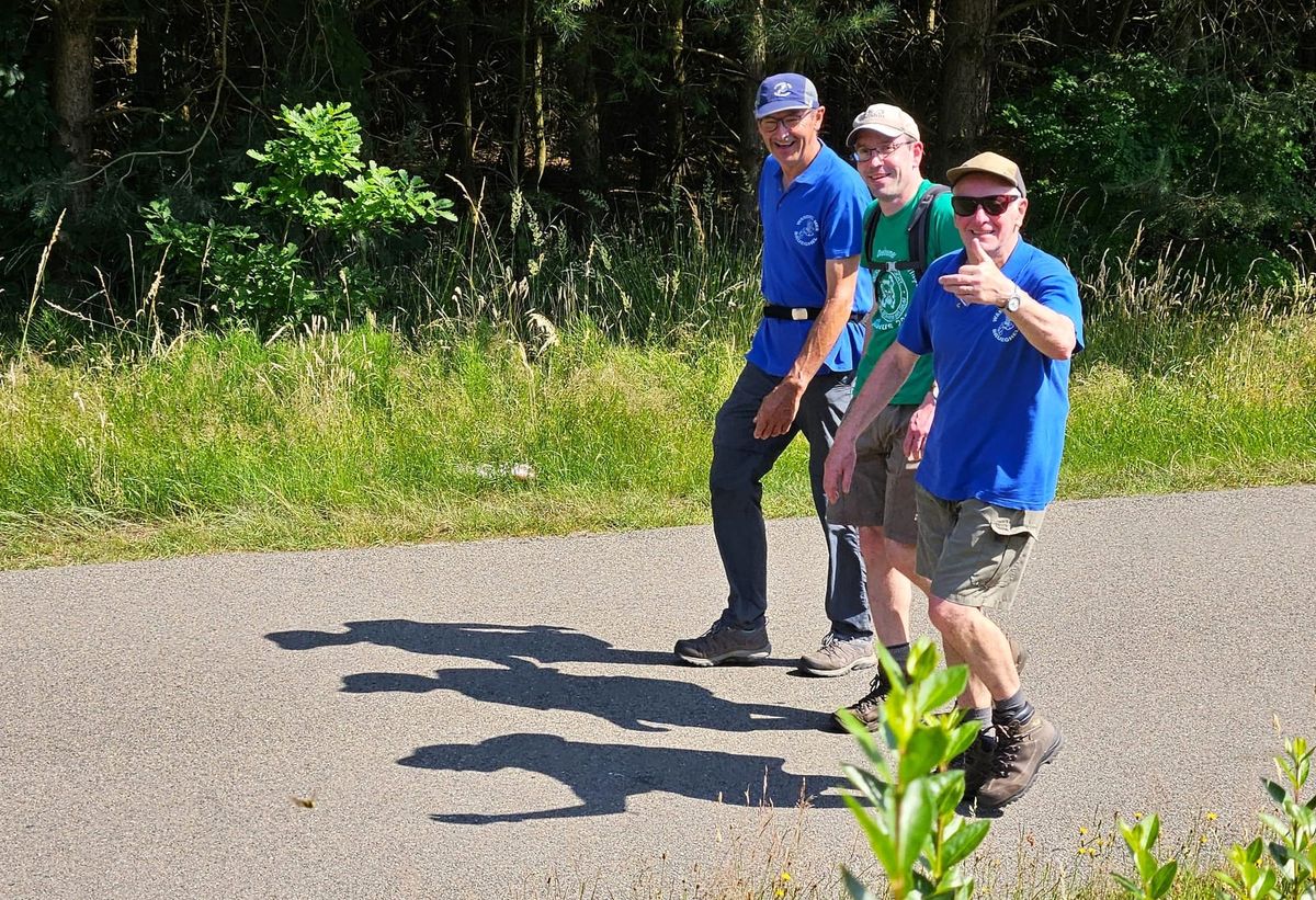 Ondanks hitte toch 663 wandelaars voor 'Tocht der 7 Heerlijkheden'