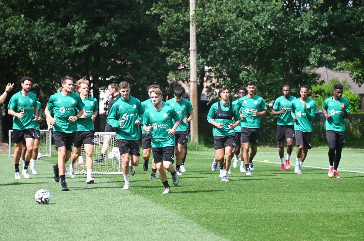 Eerste training bij Lommel SK