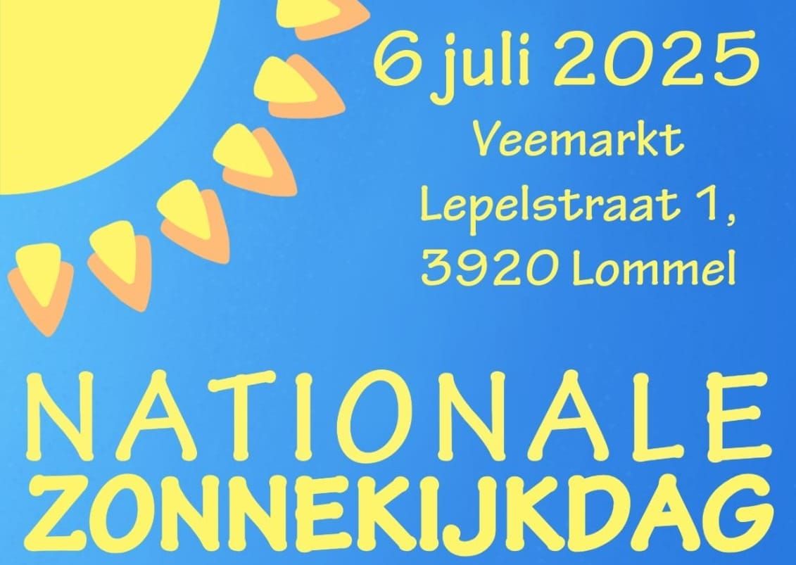 Zonnekijkdag en muzikale namiddag afgelast