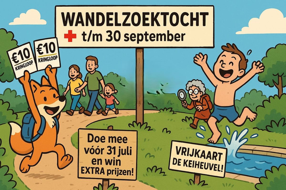 Wandelzoektocht-fans opgelet!