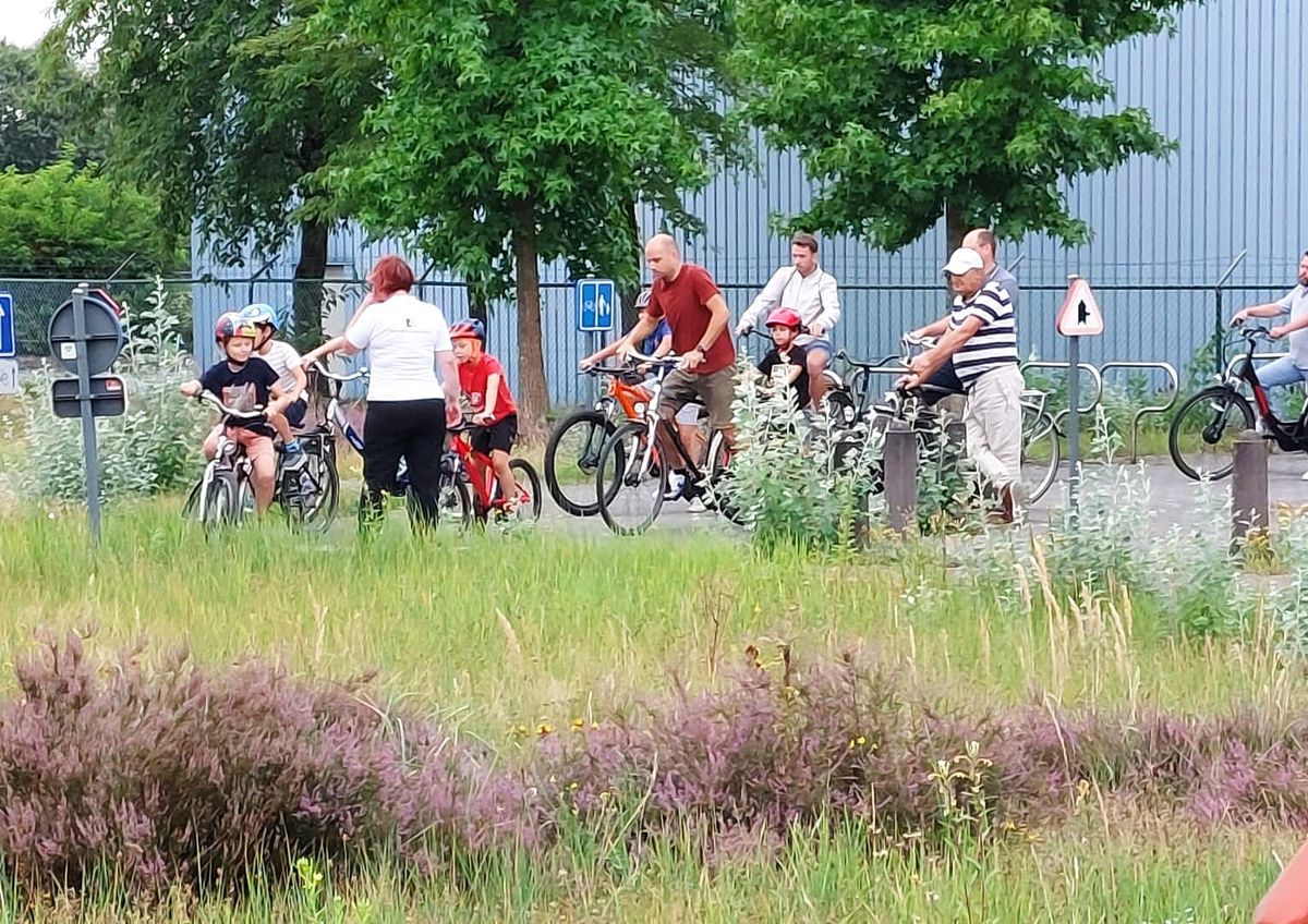 Verkeerslessen: vandaag was de laatste sessie...