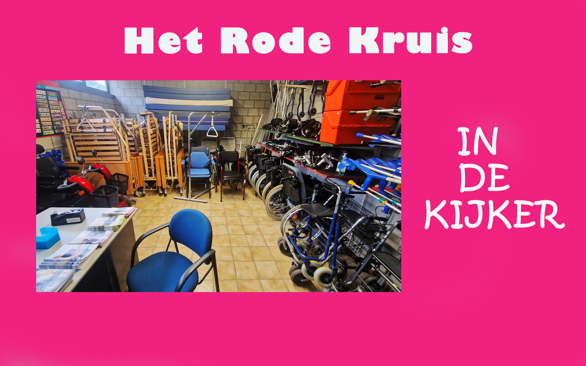 Rode Kruis Lommel: steeds tot uw dienst met de uitleendienst