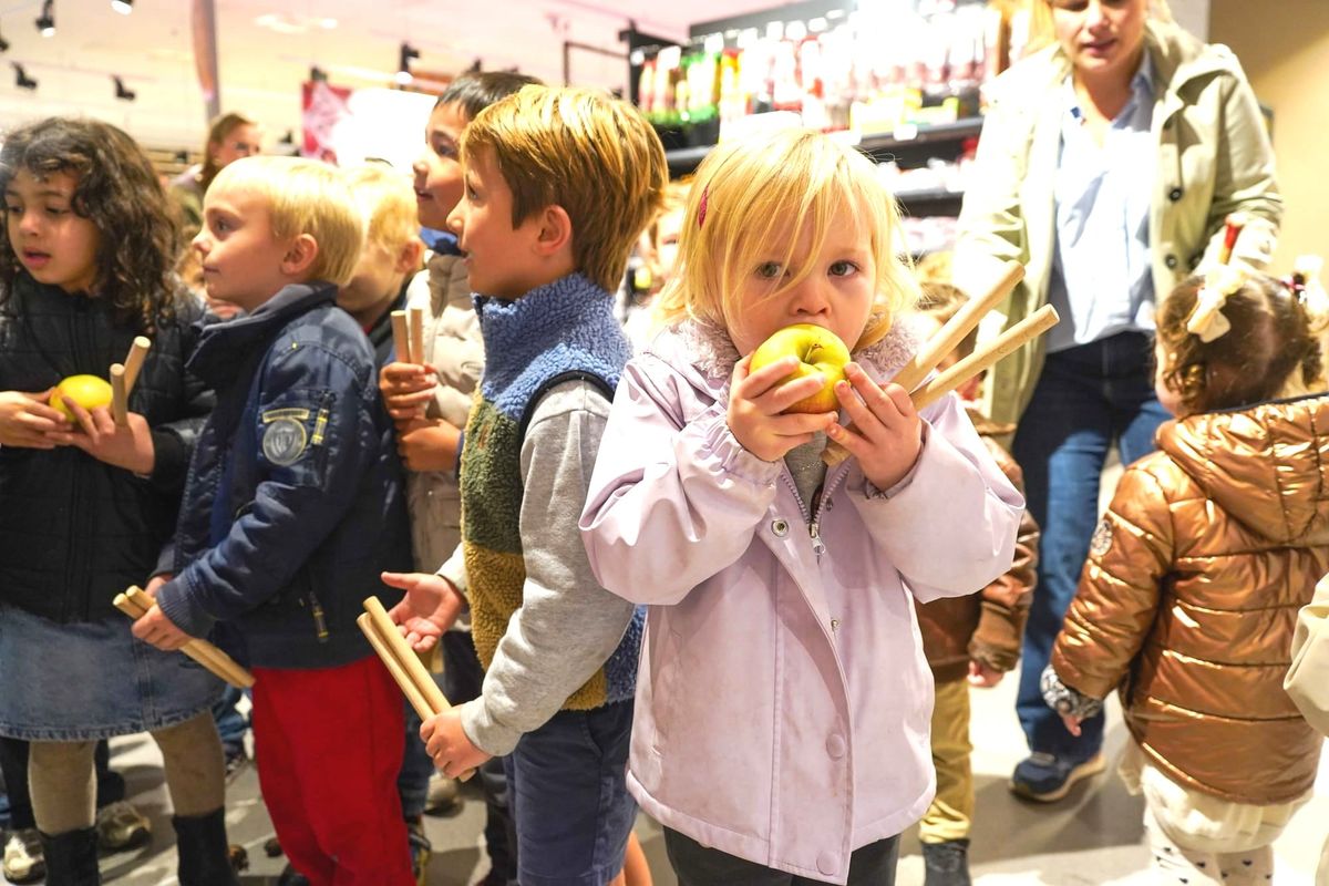 Kleuterschool De Speling bedankt Carrefour Alma voor gastvrijheid tijdens verbouwingen