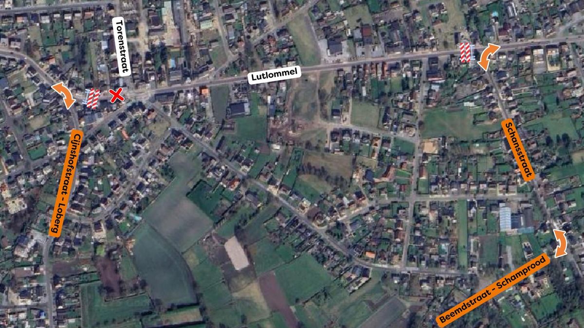 Opgelet: Lutlommel nu zaterdag onderbroken