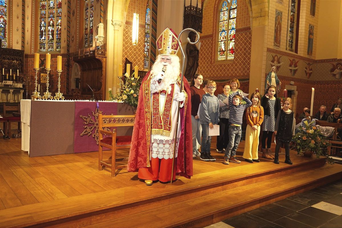 Bijzondere kinderviering... mét de Sint
