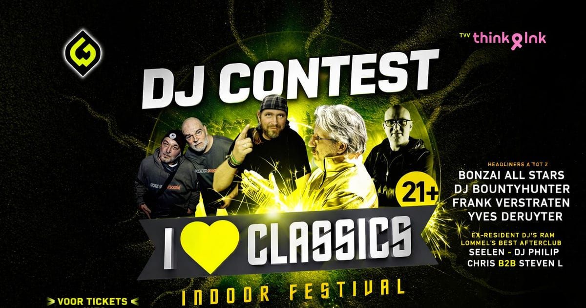 DJ-contest voor I Love Classics 2026 in Lommel: podiumkans voor retro-set