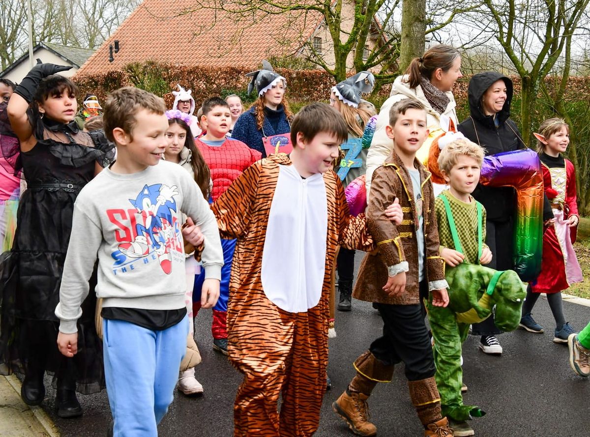 Carnavalsoptochten Eymard, Lommel-West, Speling, Eltenbos en Boudewijnschool