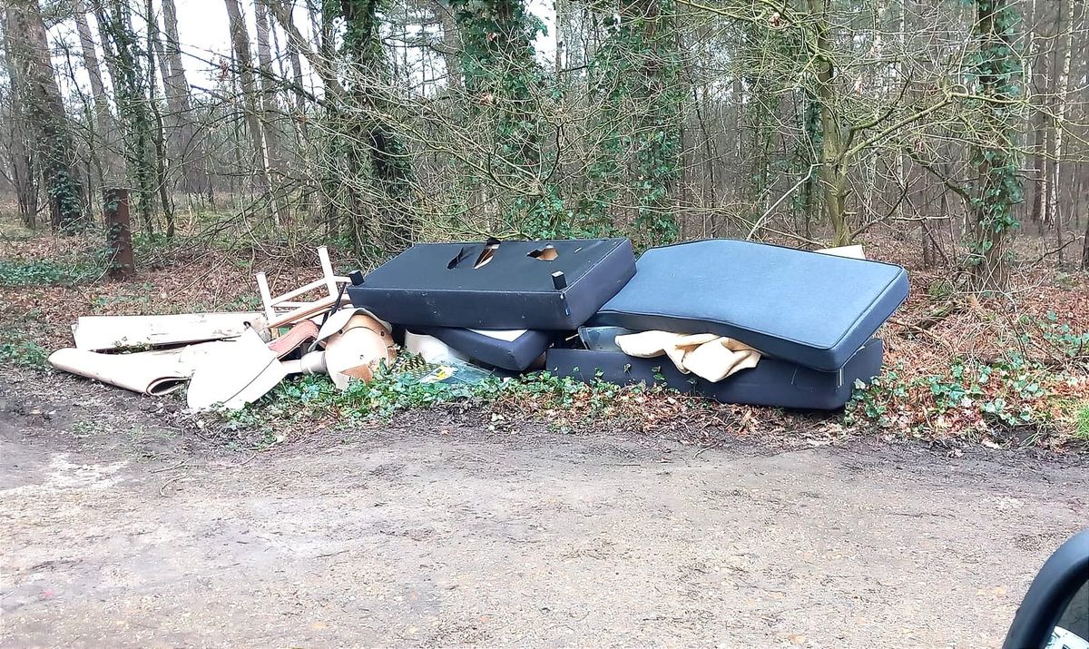 Opnieuw sluikstort gevonden in Kattenbos