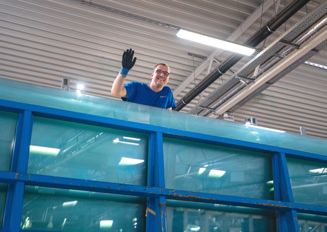 Euroglas Lommel: na de gebouwen nu de mens...
