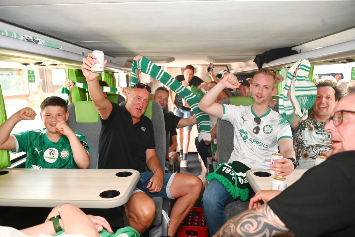 D-Day voor Lommel SK... supporters vertrokken naar Dender