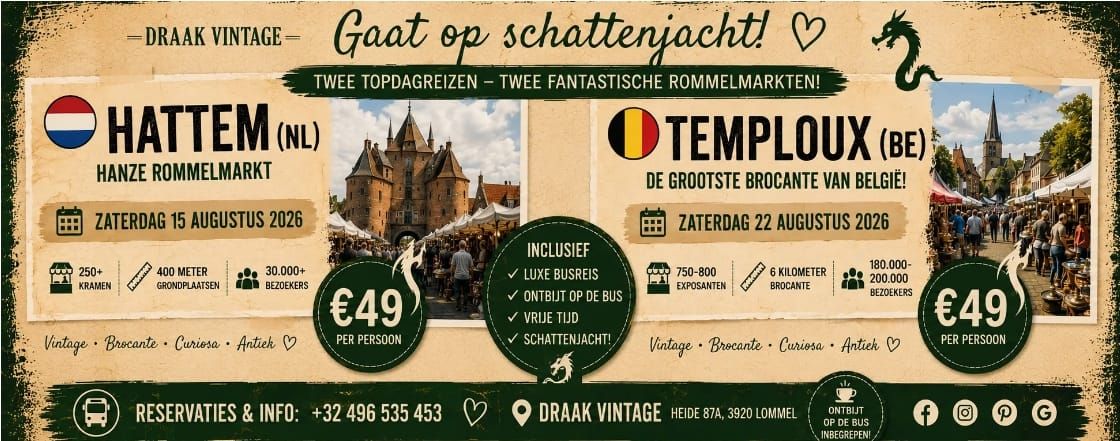 Draak Vintage gaat op schattenjacht... en jullie kunnen mee!