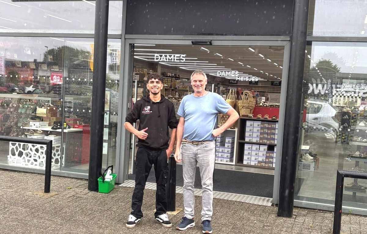 Muharrem Yildirim, nieuwste glazenwasser in onze stad