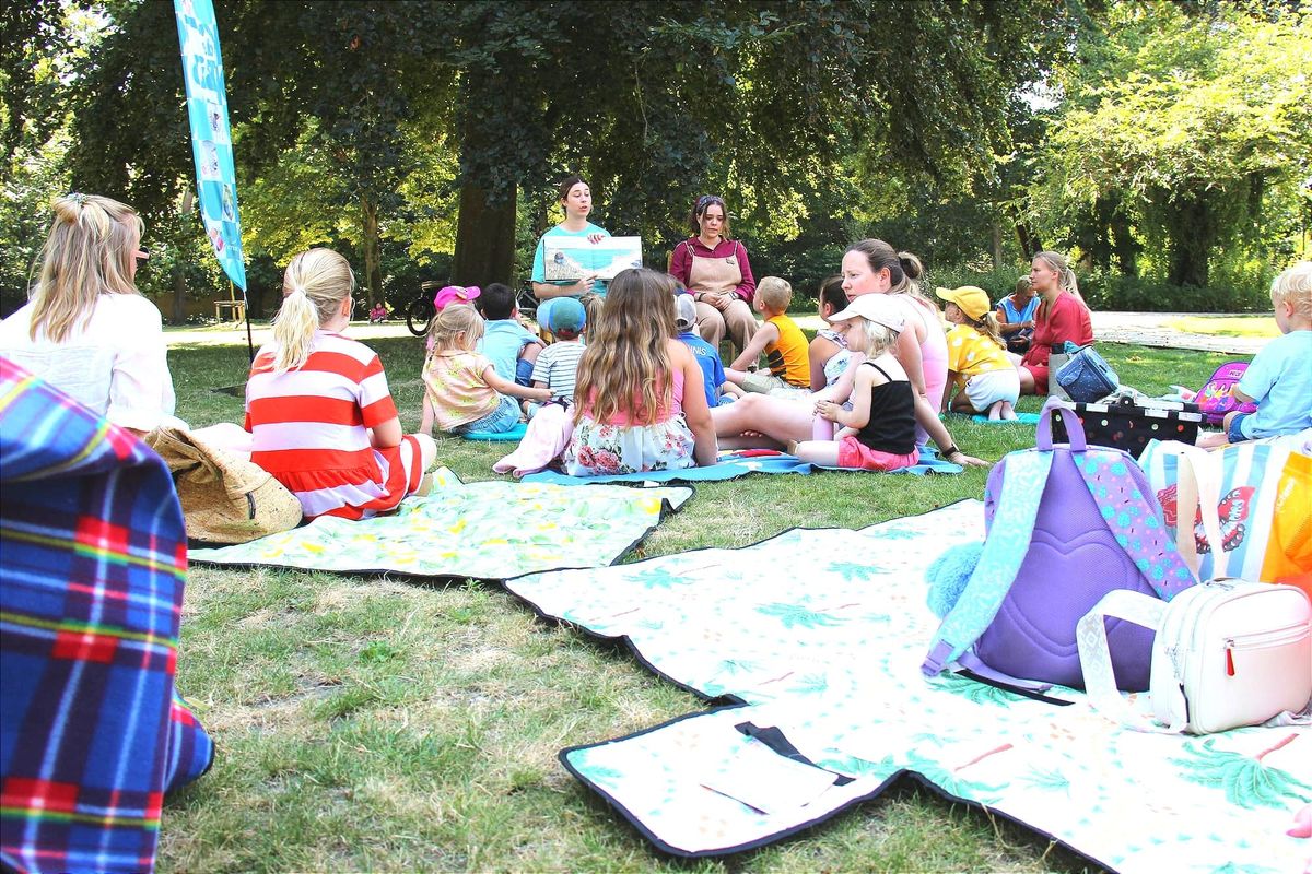 Vertelparadijs neemt de allerkleinsten mee op avontuur in het Burgemeesterspark