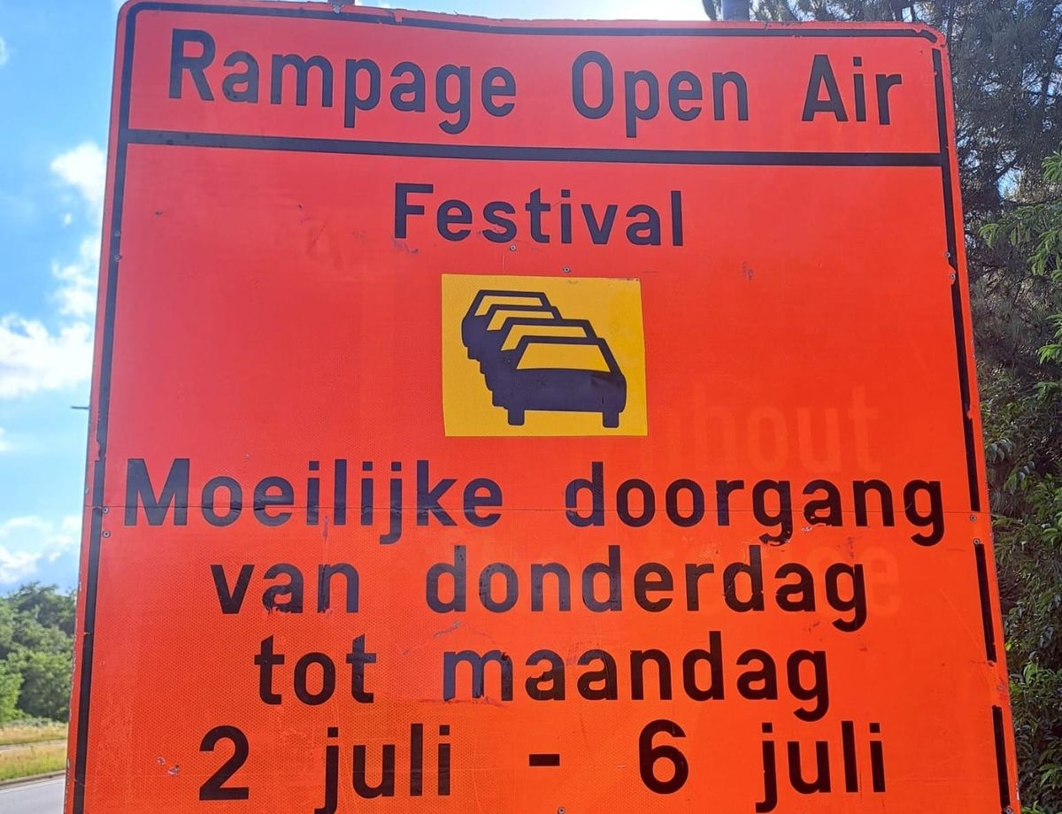Extra verkeersdrukte omwille van Rampage