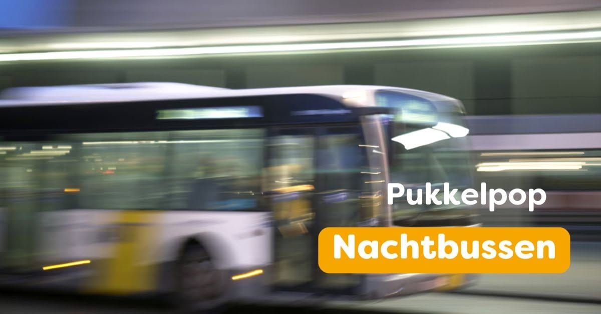 Gratis nachtbussen van Pukkelpop naar Lommel