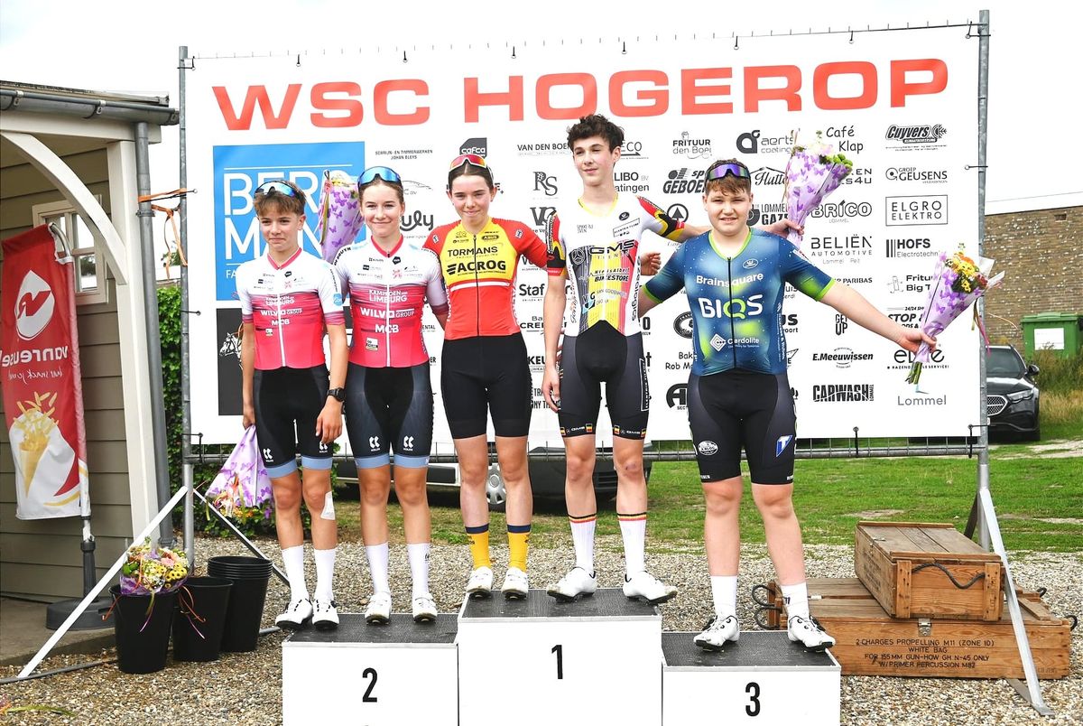 Jeugdwedstrijden wielrennen op Heide Heuvel