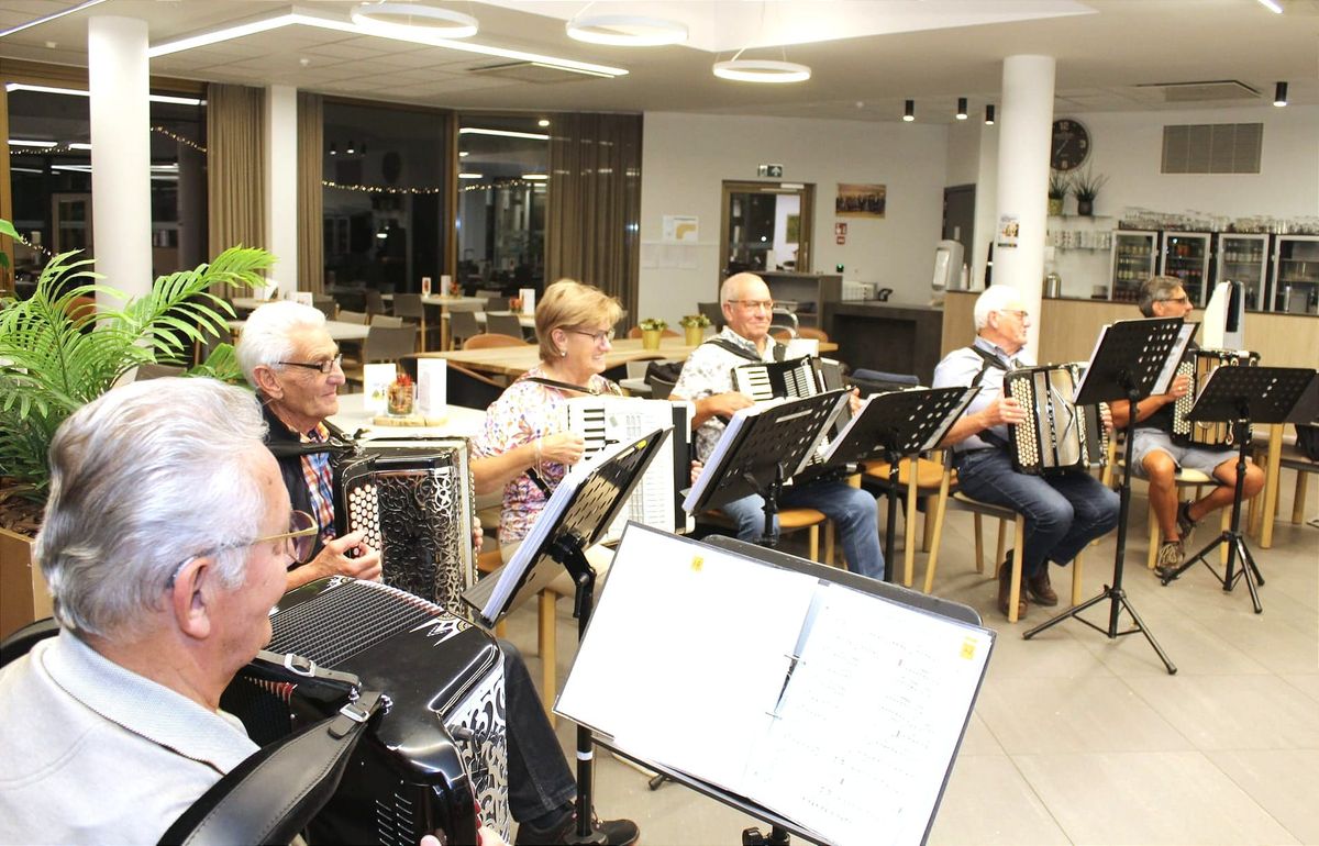 De Lommelse Accordeon-Vrienden repeteren erop los
