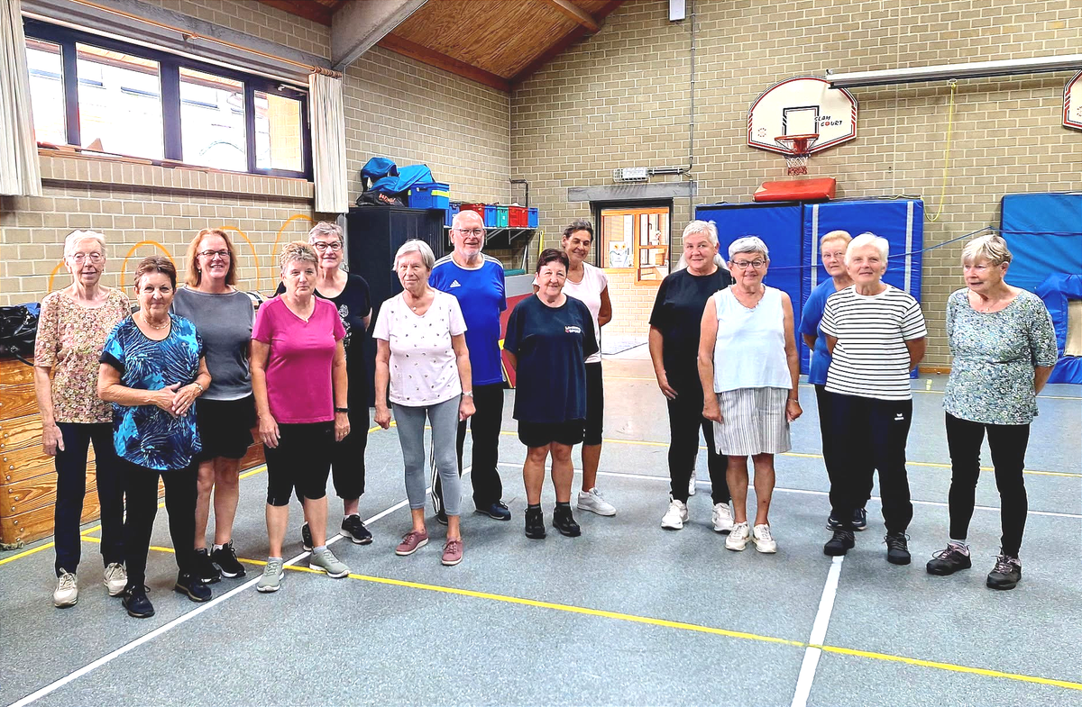 Turngroep Fitgym OKRA Trefpunt Centrum start 2de jaar