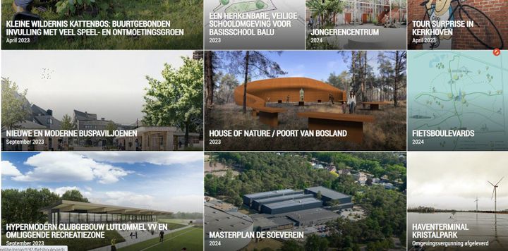 Op de hoogte blijven van de projecten van onze stad?