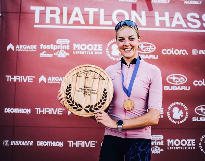Martine Peeters Limburgs kampioen sprinttriatlon