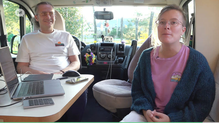 Dirk en Anne runnen bedrijf vanuit camper