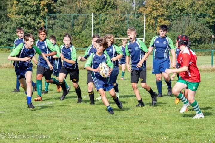 U14 rugby halen knappe maar nipte overwinning