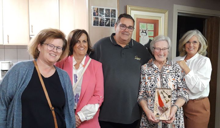 Een pluim voor de bloemetjes van Wies