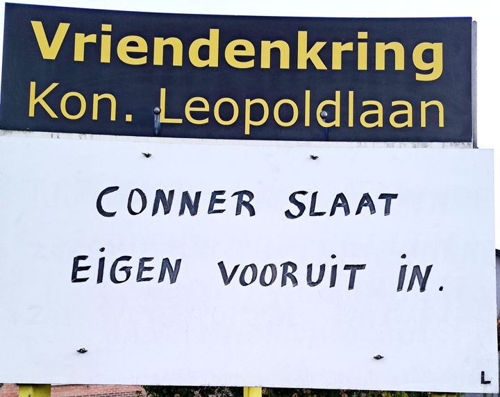 Ook in de Leopoldlaan haalt Conner het nieuws