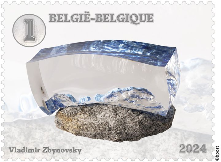 Glaskunst uit Lommelse collectie op postzegels