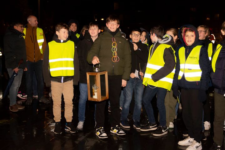 Fakkeltocht naar aanleiding vormsel 2024