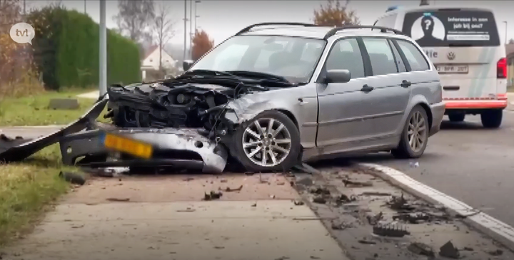 Achtervolging eindigt in ongeval