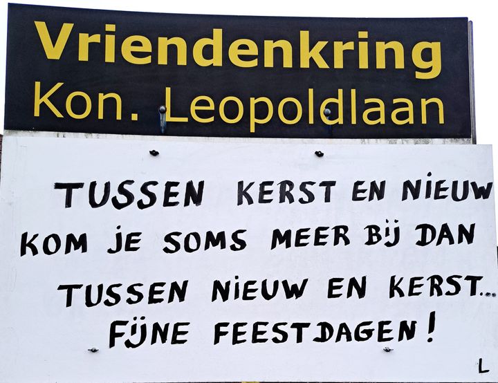 Kerstwensen vanuit de Leopoldlaan