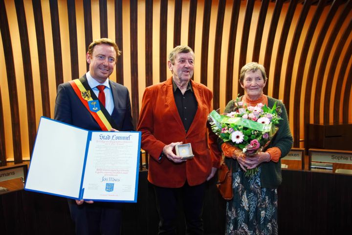 Jos Maes ontvangt 'Gouden Erepenning'