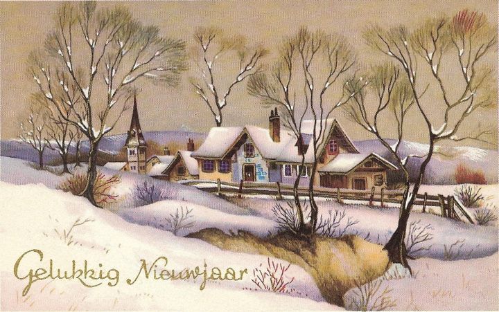 Leuke oude nieuwjaarskaarten