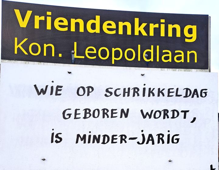 Eens om de vier jaar...