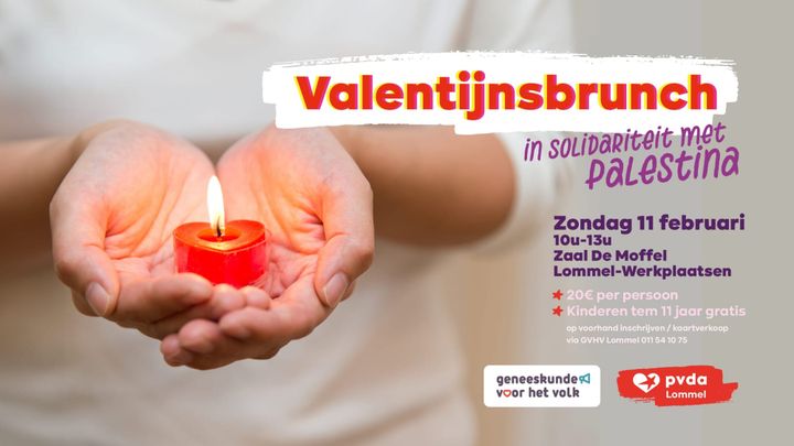 Valentijnsbrunch nu zondag
